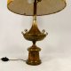 Mosiężna lampa stołowa lata 30.