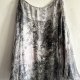 NOUGAT LONDON 100% SILK  jedwabna spódnica - oryginalny fason ciekawe złożenie stonowanych barw