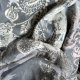 NOUGAT LONDON 100% SILK  jedwabna spódnica - oryginalny fason ciekawe złożenie stonowanych barw