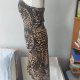 Vintage y2k Sukienka na ramiączkach coquette lolita camisole panterka cętki