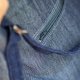 Boho bag z granatowego jeansu
