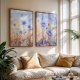 ZESTAW PLAKATÓW 2cz 50x70 cm Delikatne chabry (set219)