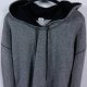 Souluxe szara bluza z kapturem / M