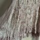 Silk LAUREN VIDAL Paris  - gnieciony jedwab - oryginalna efektowna sukienka tunika rozmiar M
