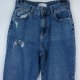 Denim Co proste spodnie jeans dziury 12 / 38