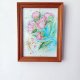 Akwarela w ramie Piwonie 15*20 cm