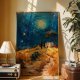 ZESTAW PLAKATÓW 4x 50x70 cm W stylu Van Gogha (set222)