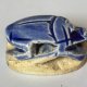Hand made ceramiczny Skarabeusz - Na Szczęście - ręcznie wykonana sygnowana  figurka ceramiczna