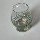Glass lata 70-e Oryginalny malowany natryskowo kieliszek z lat 70-ych