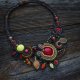 Autumn - duży naszyjnik soutache
