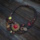 Autumn - duży naszyjnik soutache