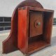 Zegar kominkowy vintage z lat 50. – renowacja ręczna, politura, nowy mechanizm ,