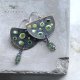 Kolczyki Green Dots & Apatite