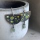 Kolczyki Green Dots & Apatite