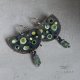 Kolczyki Green Dots & Apatite