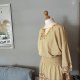 Żółta bluzka tunika boho chwosty letnia lato Hippie