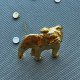 Vintage Alden Arts Brooch - Bulldog ❤ 24k. Gold Plated , lata 80/90-te XXw. ❤