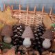 Zestaw trzech szydełkowych grzybków – brązowa jesień w wersji handmade (3)