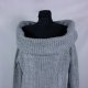 Cameo Rose szary sweter z golfem / M