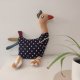 poduszka dekoracyjna bajkowy ptak zero waste upcycling