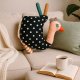 poduszka dekoracyjna bajkowy ptak zero waste upcycling