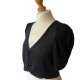 Vintage y2k Sweterek bolerko bluzka bufki Glamour Coquette