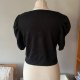 Vintage y2k Sweterek bolerko bluzka bufki Glamour Coquette
