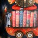 Anioł Bibliofil 15 oryginalny obraz ręcznie malowany collage
