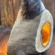 Lampa z orzecha włoskiego – unikat handmade
