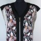 H&M prosta sukienka wzór skóra węża zip / 38