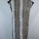 H&M prosta sukienka wzór skóra węża zip / 38