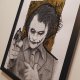Joker plakat grafika obraz handmade A3