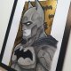 Batman A3 handmade grafika obraz plakat