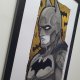 Batman A3 handmade grafika obraz plakat
