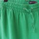 Plus size spodnie len wiskoza zielone lniane