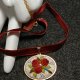 Ręcznie haftowany choker * stal szlachetna