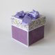 Ślubne pudełeczko exploding box kartka 3d