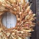 Wianek naturalny z suszonych kwiatów i traw, boho/rustykalny ok.46 cm