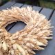 Wianek naturalny z suszonych kwiatów i traw, boho/rustykalny ok.46 cm