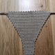 Bikini szydełkowe beżowe L