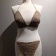 Bikini szydełkowe beżowe L