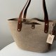 Torba shopper / koszyk miejski kolor lniany