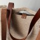 Torba shopper / koszyk miejski kolor lniany