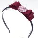 Opaska do włosów kokarda z guzikiem Charlotte