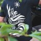 Czarny Długi T-shirt z Bawełny Organicznej M