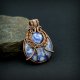 Sodalit wisiorek wire wrapping