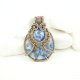 Sodalit wisiorek wire wrapping