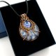 Sodalit wisiorek wire wrapping