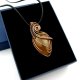 Agat brazylijski wisiorek wire wrapping