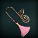 Miedziana zakładka do książki wire wrapping
